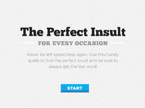 The Perfect Insult
